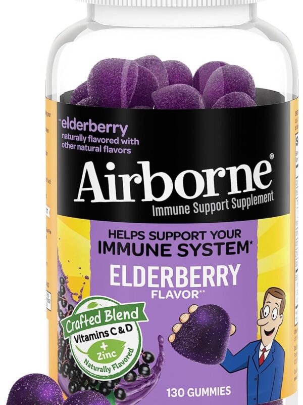 Airborne Elderberry + Zinc & Vitamin C Gummies supplement in pakistan