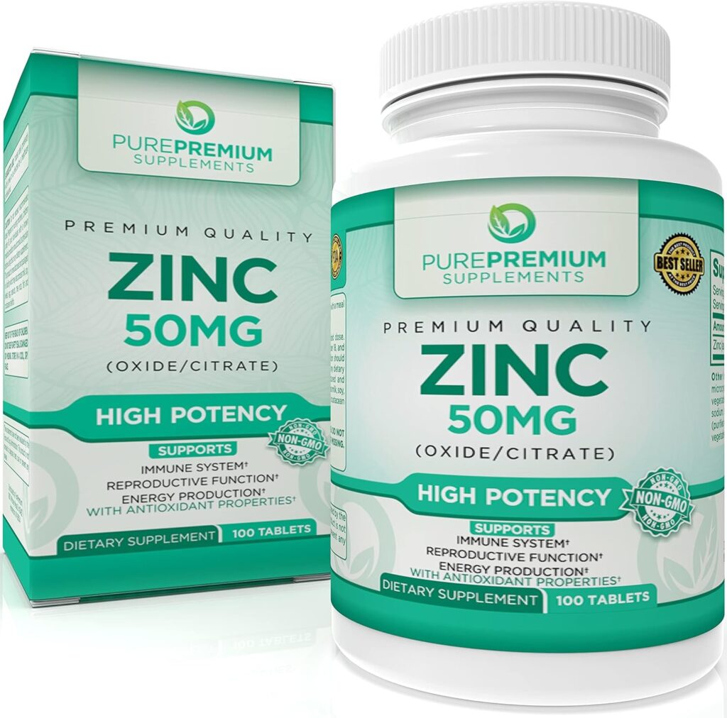 PurePremium Zinc 50mg Natural Zinc Supplements in pakistan