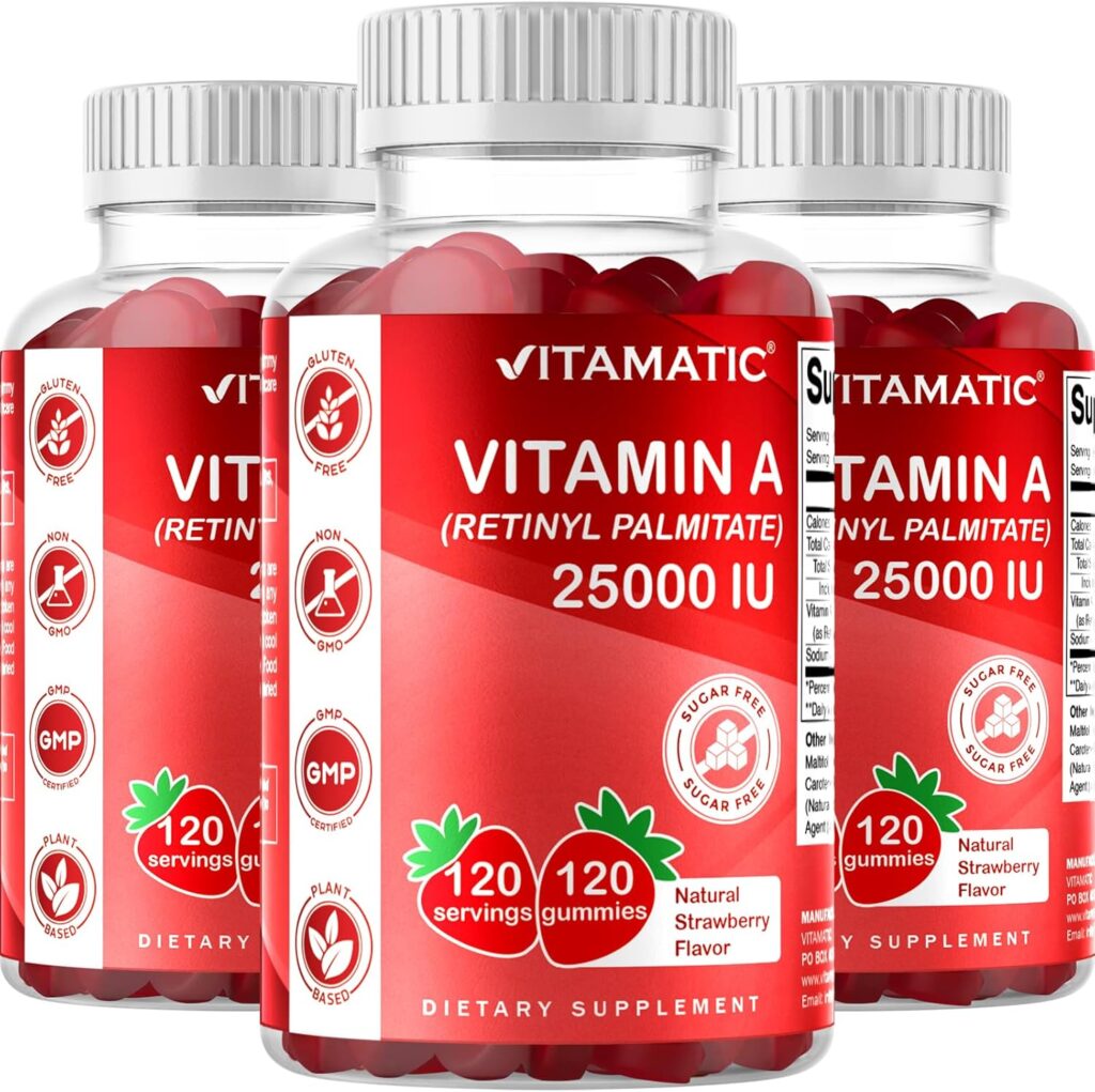 Vitamatic Sugar Free Vitamin A 25000 IU Gummies in pakistan