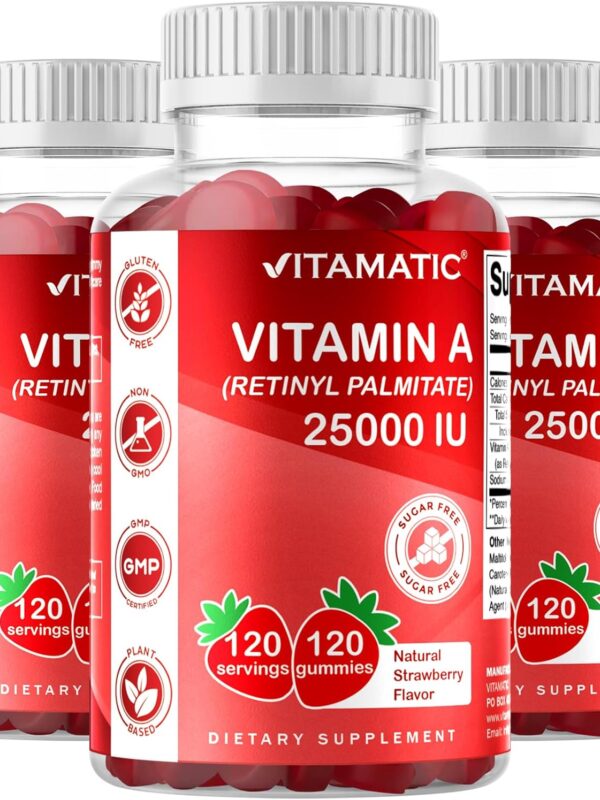 Vitamatic Sugar Free Vitamin A 25000 IU Gummies in pakistan