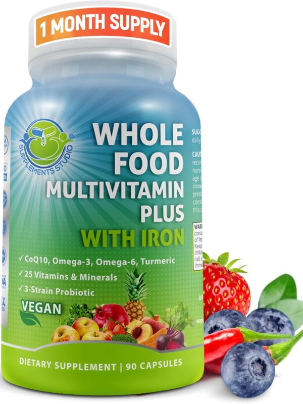 Vegan Whole Food Multivitamin with Iron supplement in pakistan