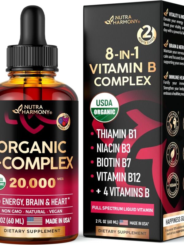 USDA Organic Vitamin B-Complex supplement in pakistan